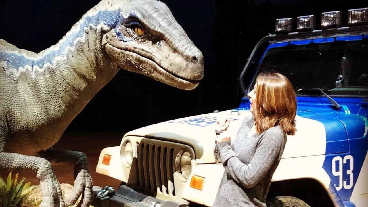 Scene from Jurassic Park play