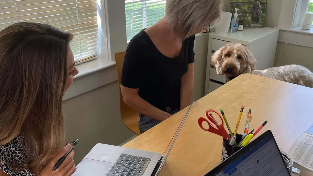 Irvin PR staff in the office