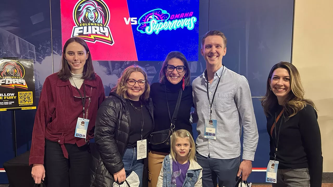 Irvin PR at Columbus Fury game